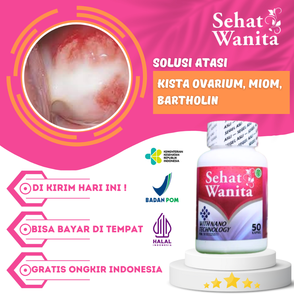 Jual OBAT KISTA OVARIUM PCOS HERBAL KISTA MIOM BARTHOLIN GANGLION TUMOR