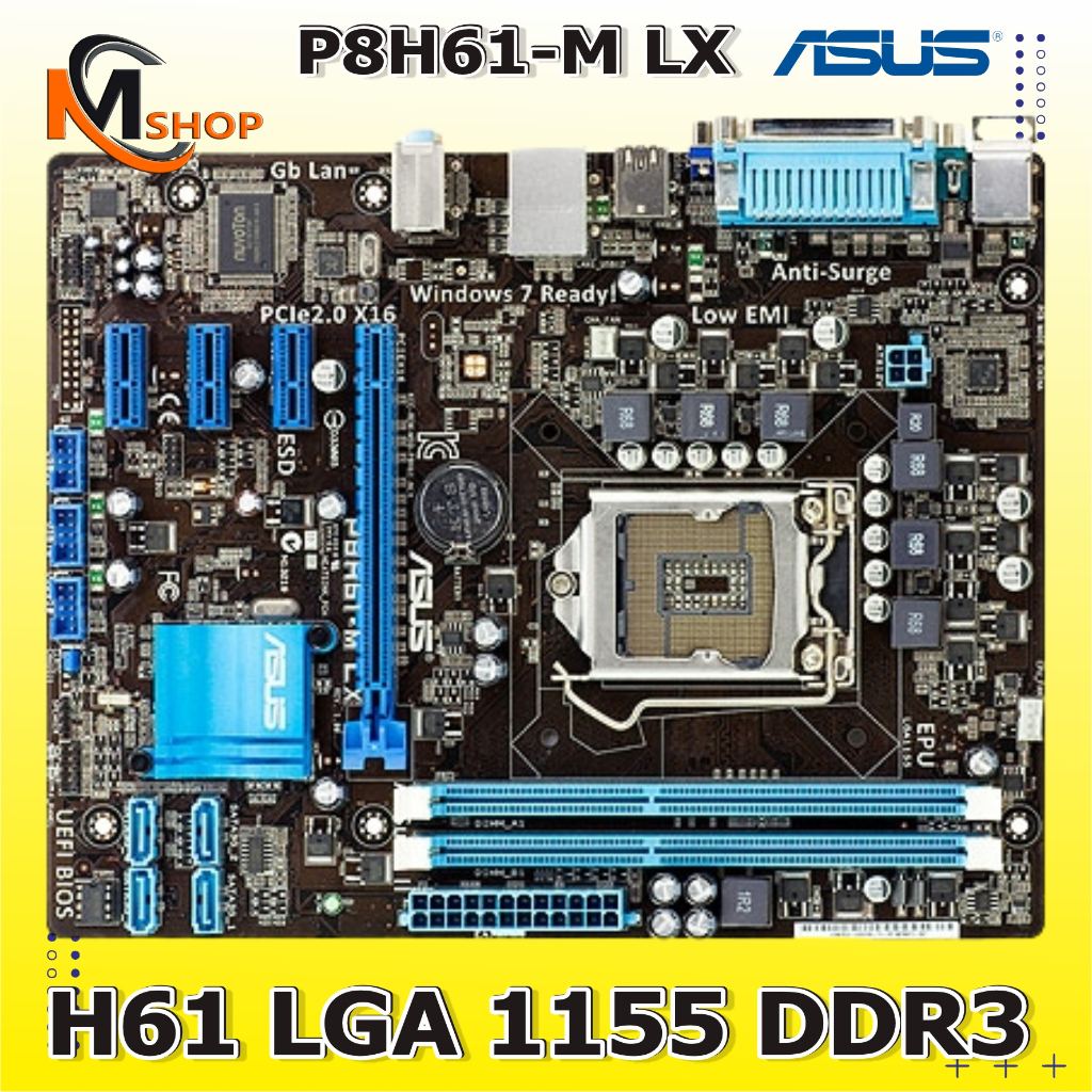 Jual Motherboard Mainboard Mobo Intel H Asus Soket Ddr Shopee