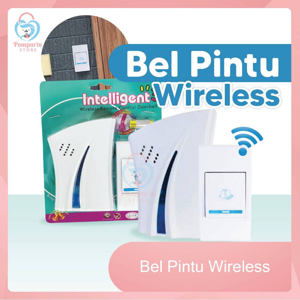 Jual Bel Pintu Rumah Tanpa Kabel Wireless Door Bell Shopee Indonesia