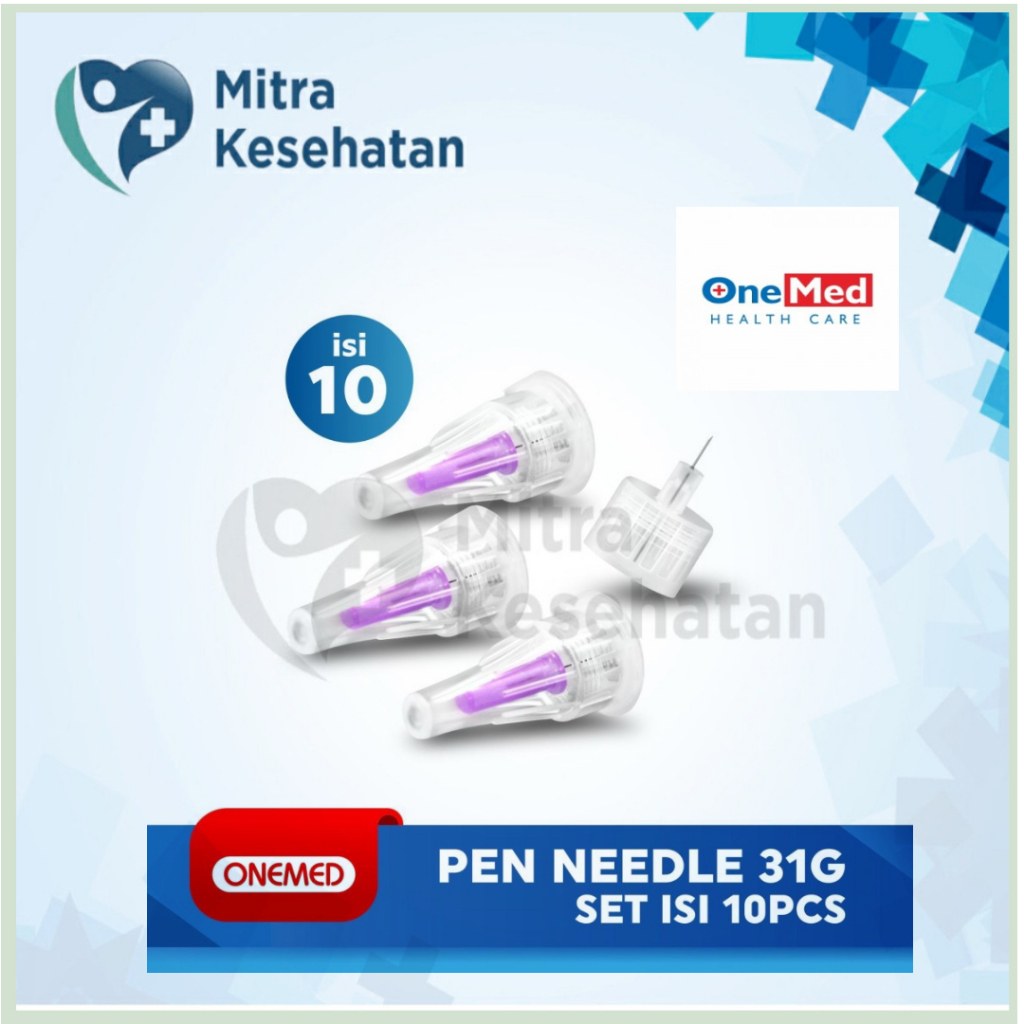 Jual Pen Needle Jarum Insulin Onemed Gx Mm Isi Pcs Shopee Indonesia