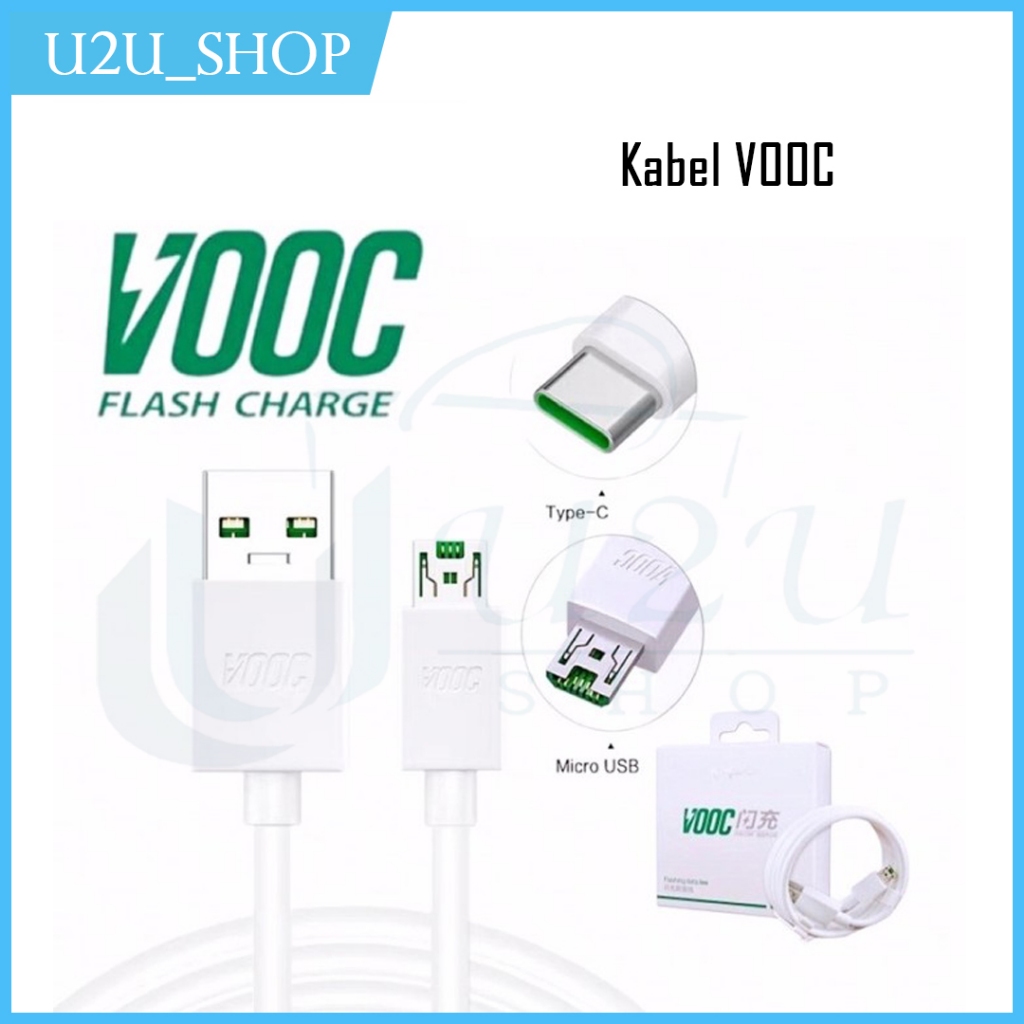 Jual Kabel Data Vooc Fast Charging Micro Usb Dan Type C Shopee