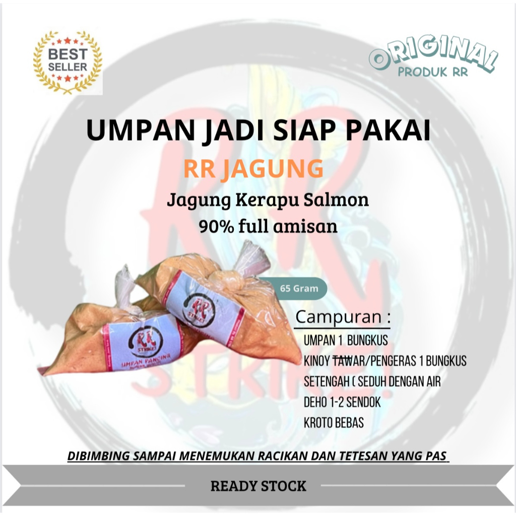 Jual Umpan Ikan Mas Jadi Siap Pakai Bandung Jagung Pandan Salmon Cocok