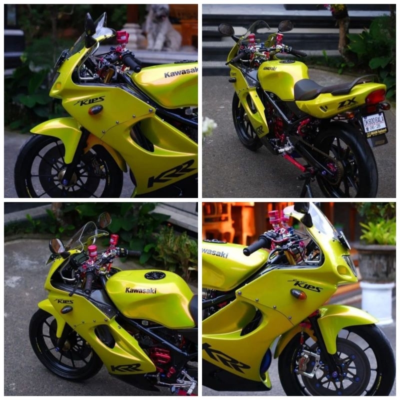 Jual Sticker Striping Ninja Rr Old Variasi Krr Transparan Uv Bisa