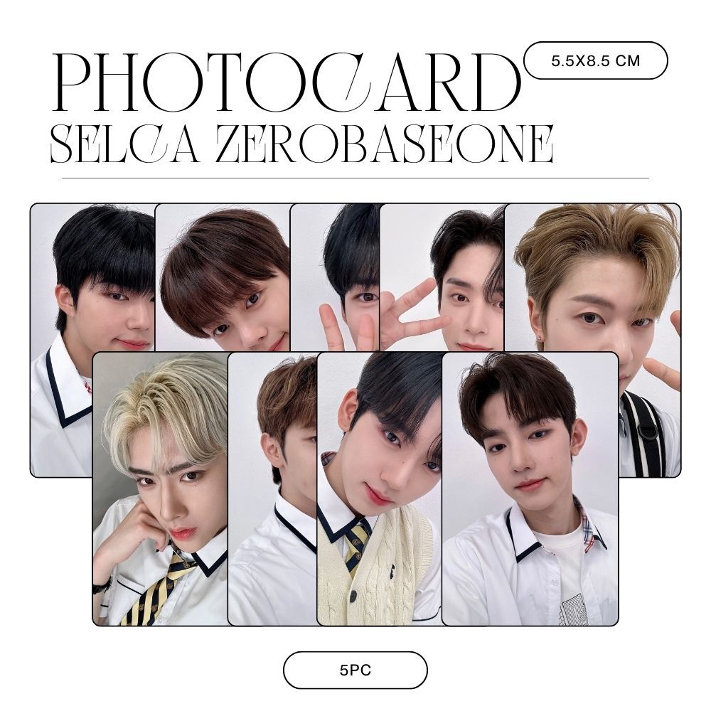 Jual PHOTOCARD ZB1 SELCA YOUTH IN THE SHADE ZEROBASEONE ISI 5 PCS