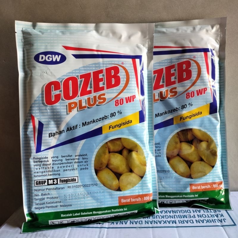 Jual Fungisida COZEB Plus 80 WP 800 Gram Mankozeb Biru Untuk