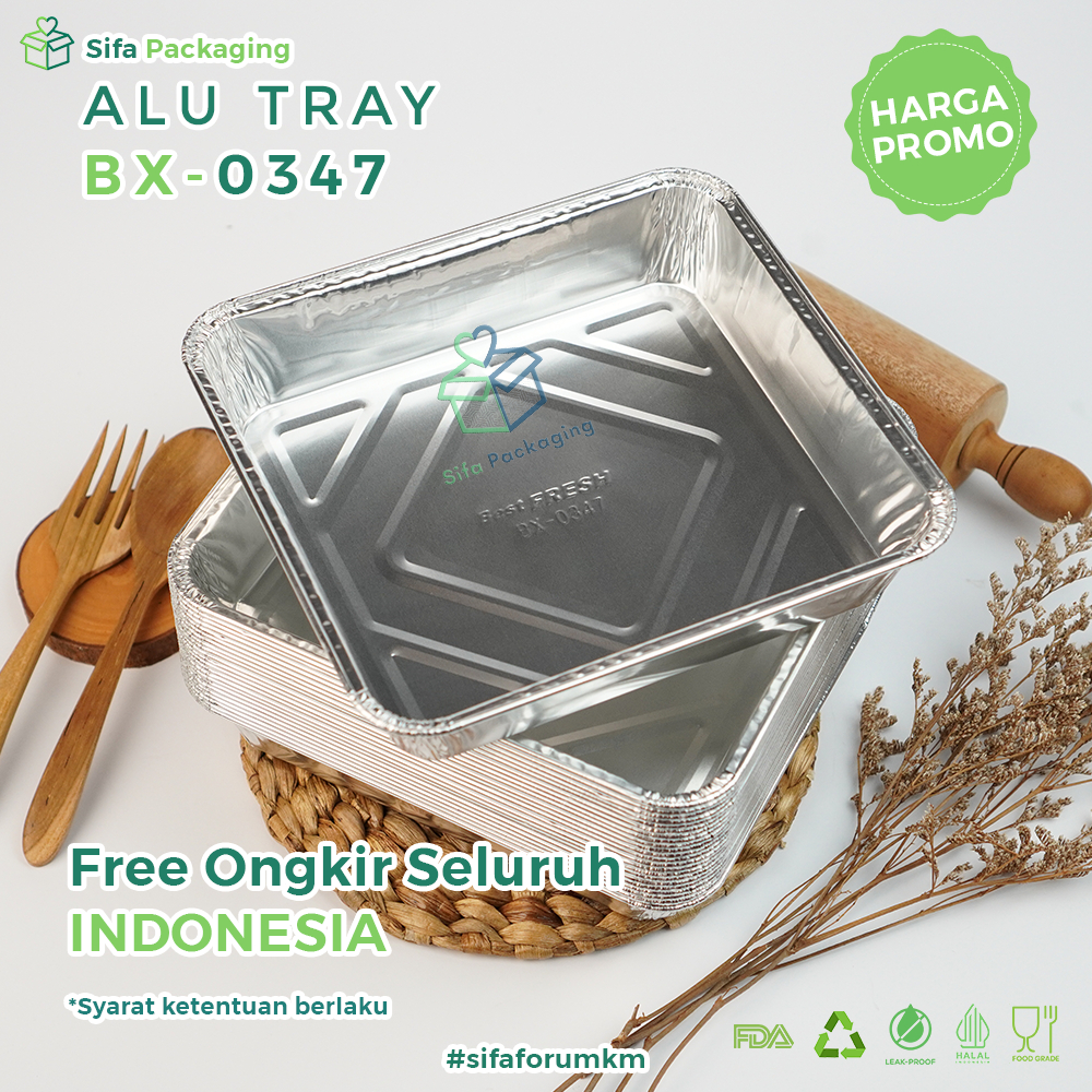 Jual Alumunium Foil Tray Cup Bx Tanpa Tutup Lasagna Macaroni