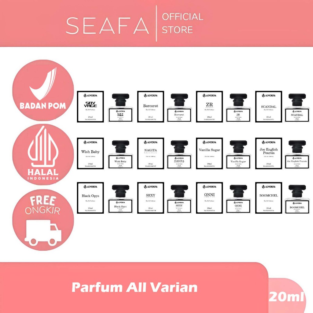 Jual SEAFA BPOM Parfum 20ml Premium Parfum Barcarat Best Seller