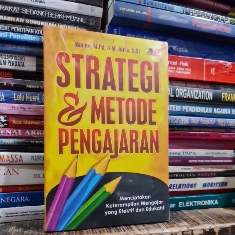 Jual Strategi Dan Metode Pembelajaran By Marno Shopee Indonesia