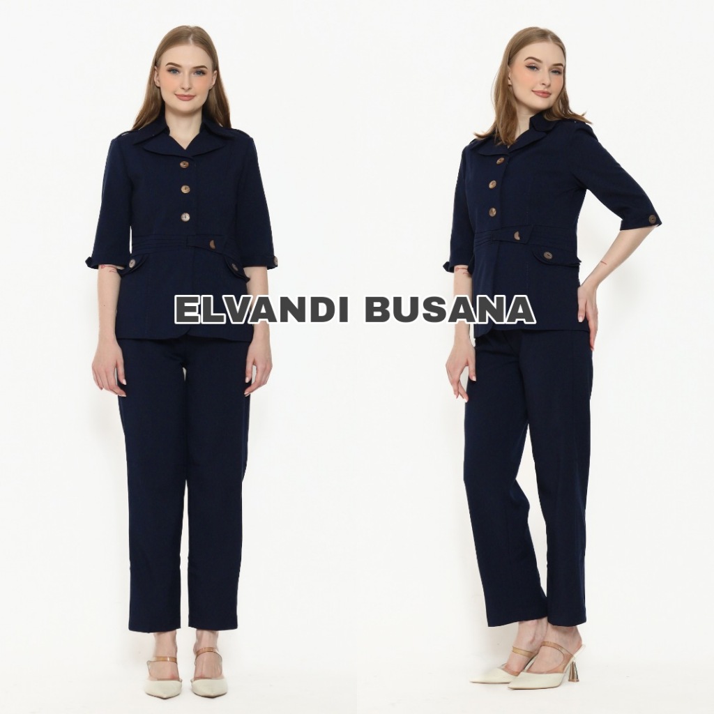 Jual Blazer Wanita B V LYNELLE Baju Kerja Kantor Seragam PDH PNS Pemda