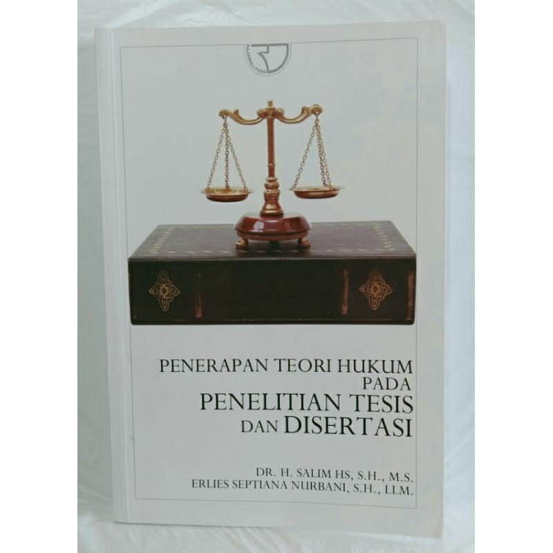 Jual Buku Penerapan Teori Hukum Pada Penelitian Tesis Dan Disertasi