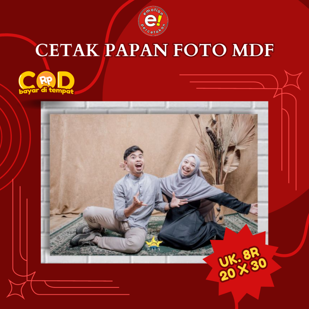 Jual Cetak Foto Kualitas Premium Bingkai R X Cm Papan Mdf Poster