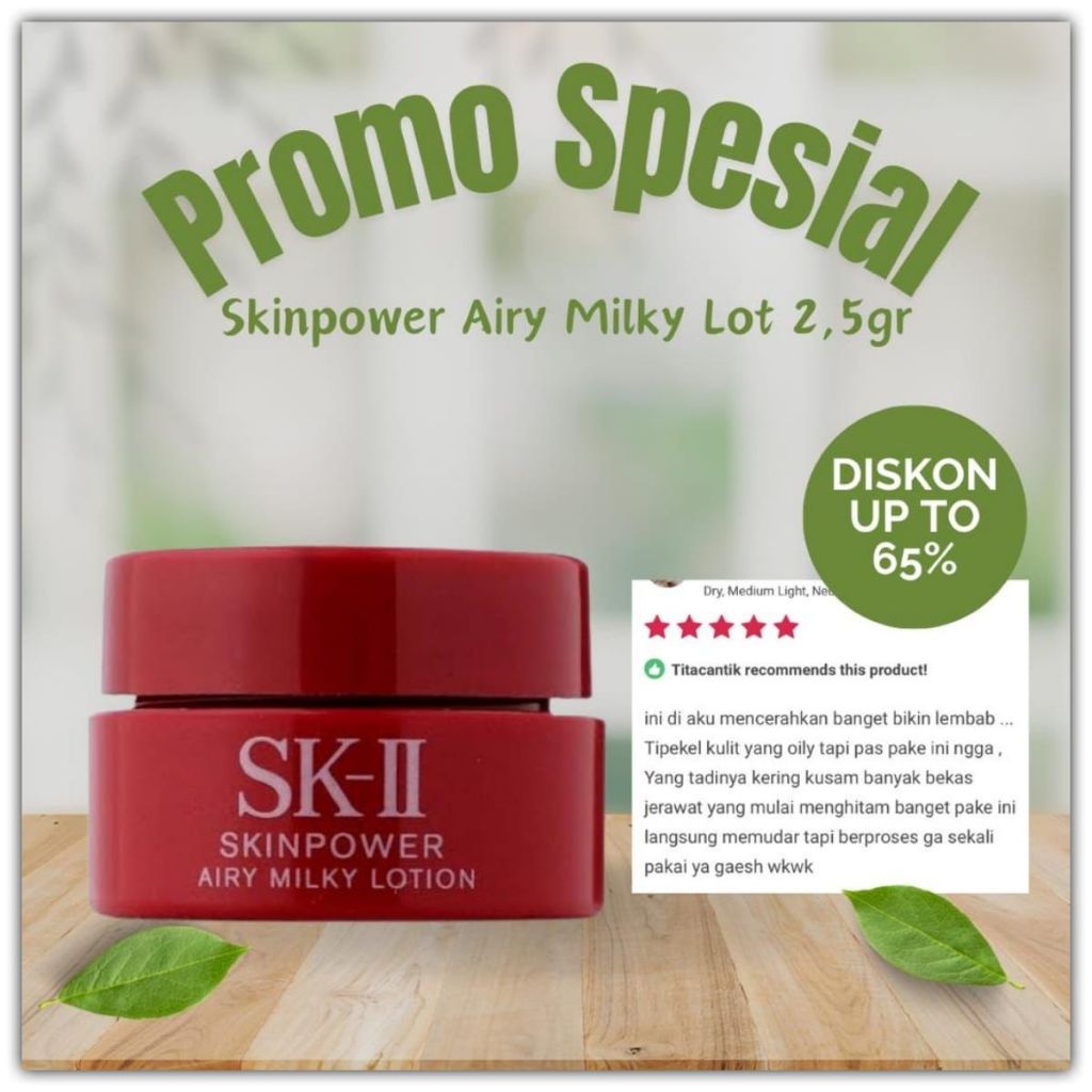 Jual Sk Ii Skinpower Airy Milky Lotion Gr Bpom Shopee Indonesia