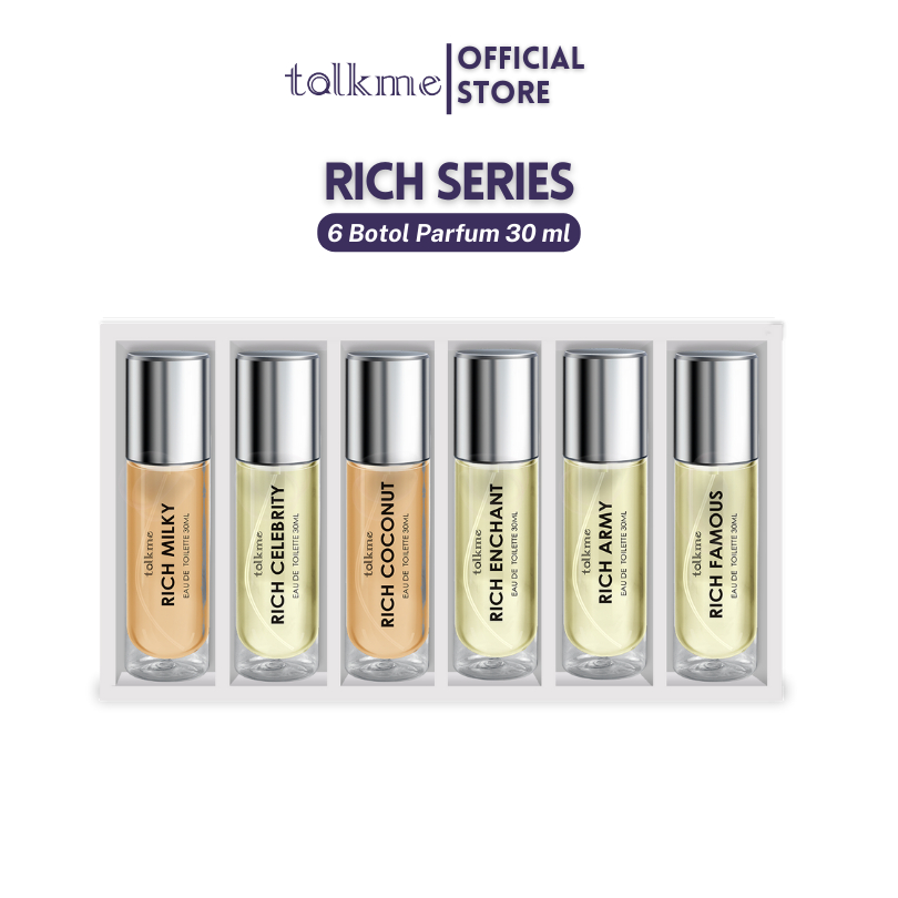 Jual Talkme Rich Series 30ml Eau De Toulette Isi 6pcs Parfum Shopee