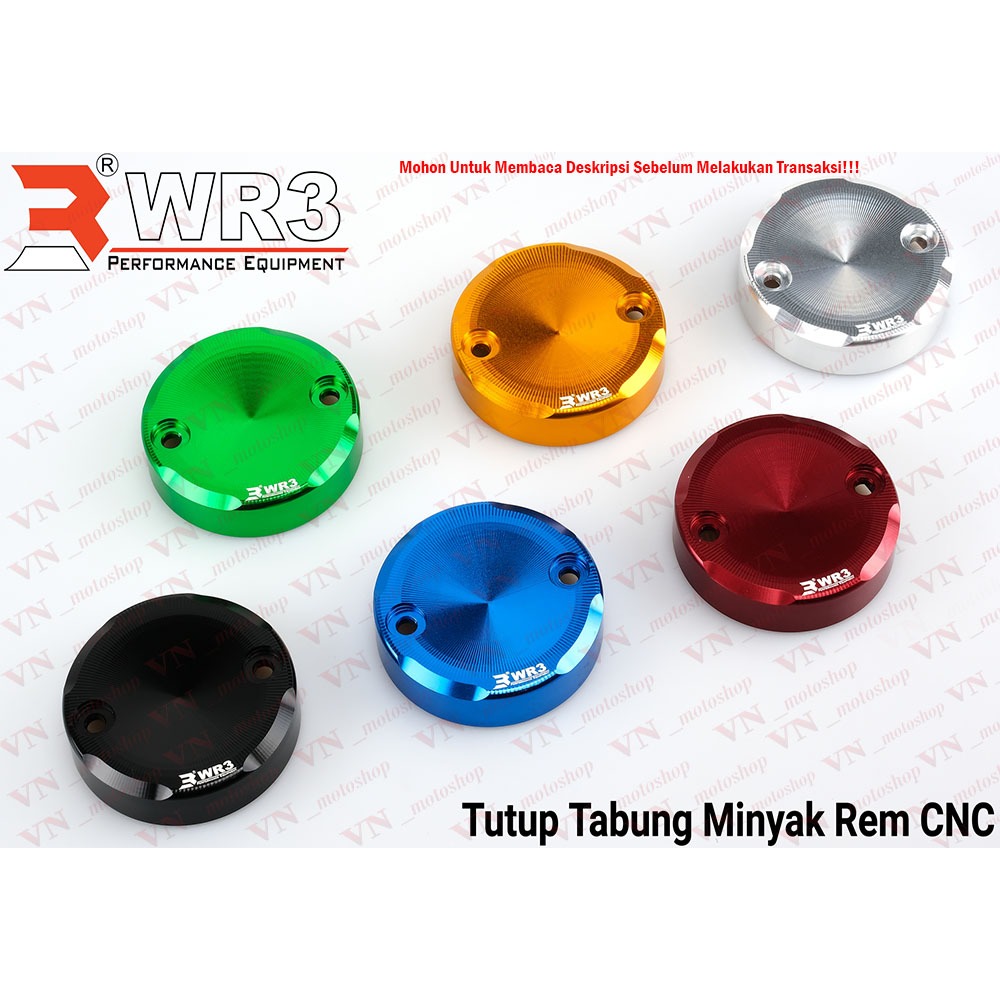 Jual Tutup Tabung Minyak Rem Ml Cnc Wr For Brembo Ktc Universal Xmax