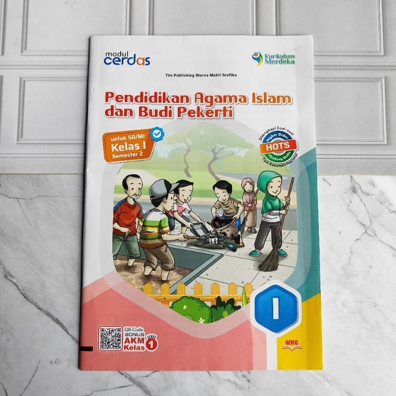 Jual MODUL CERDAS KELAS 1 SD SEMESTER 2 KURIKULUM MERDEKA WMG Shopee