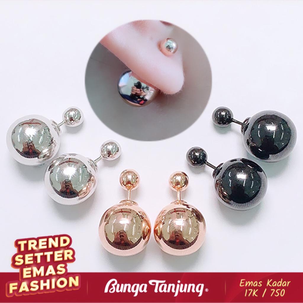 Jual ANTING TINDIK BOLA TRIBAL EMAS 17K BUNGA TANJUNG GOLD Shopee