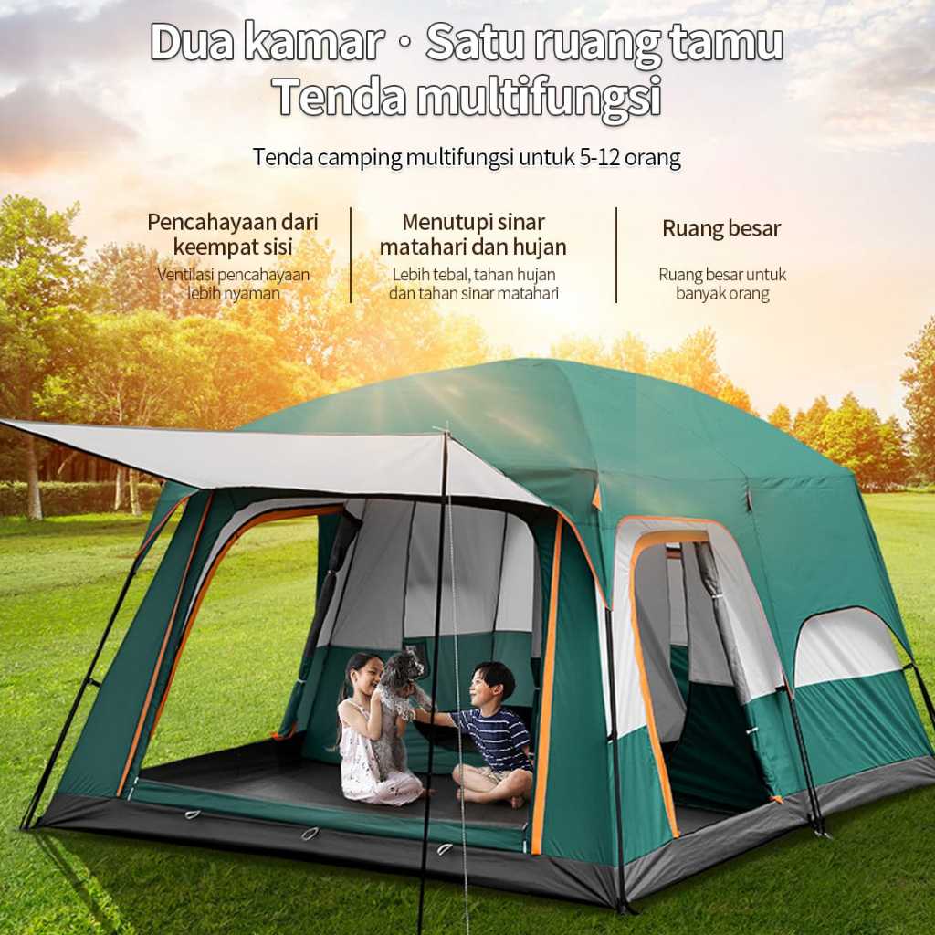 Jual Tenda Camping Kapasitas Orang Tenda Lipat Portable Tenda