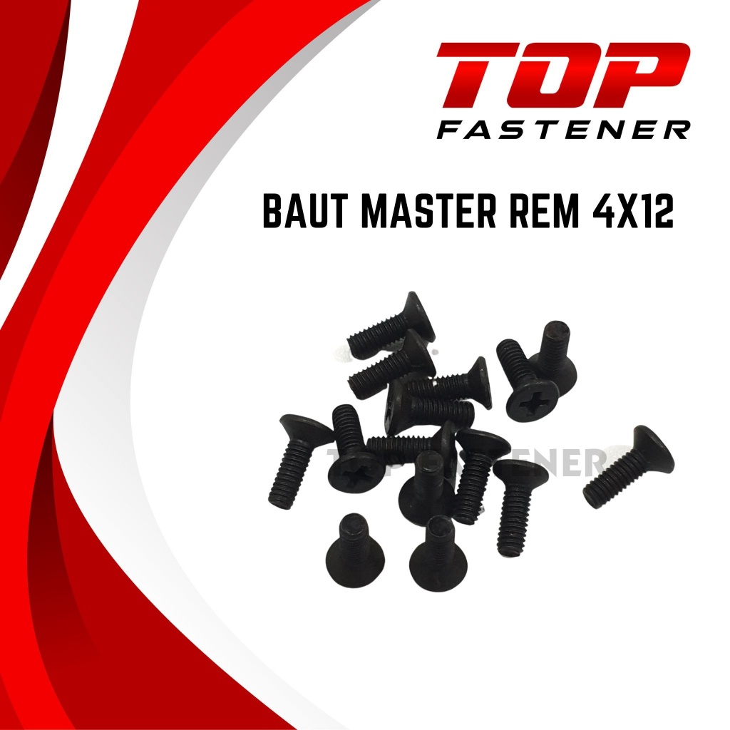 Jual BAUT JF MASTER REM ATAS M4X12 BAUT TUTUP MINYAK 4X12 Shopee