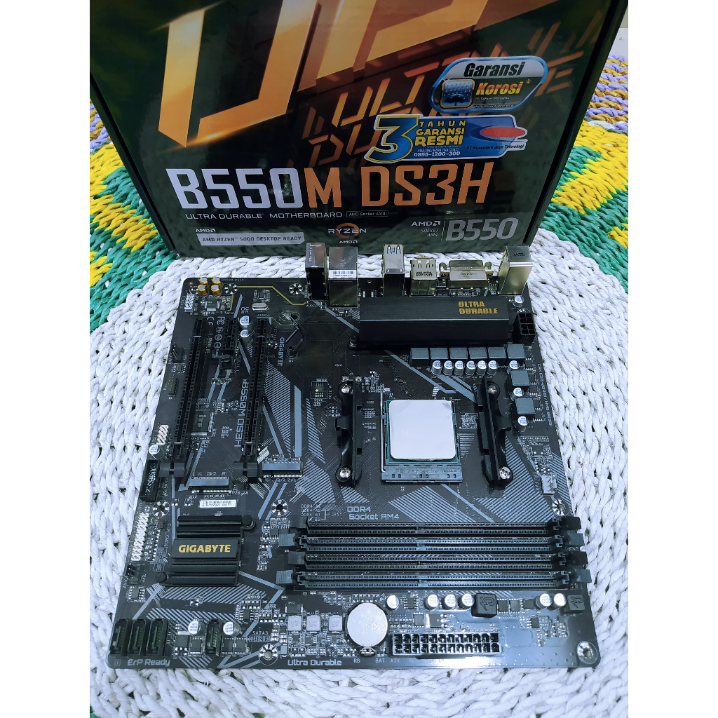 Jual Mainboard Gigabyte B M Ds H Slot Vga Ultra Durable Garansi