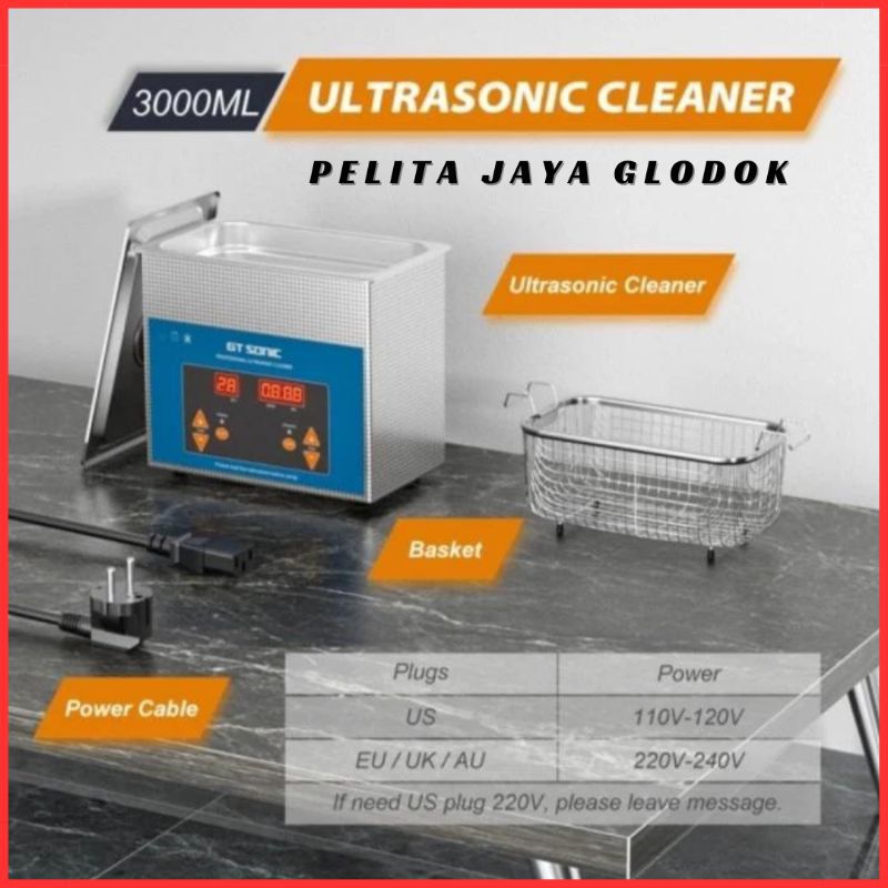 Jual Ultrasonic Cleaner Gt Sonic L Digital Ultrasonik Cleanser Gtsonic