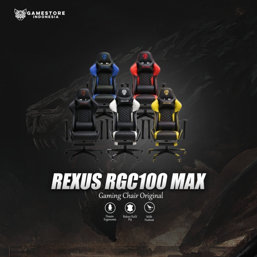 Jual Rexus Gaming Chair Rgc Max Rgc Max Original Shopee