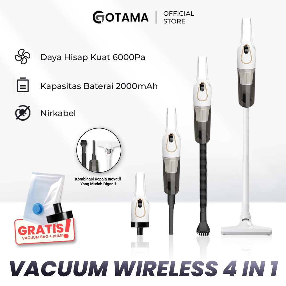 Jual Gotama Vacum Cleaner In Penyedot Debu Portable Cordless