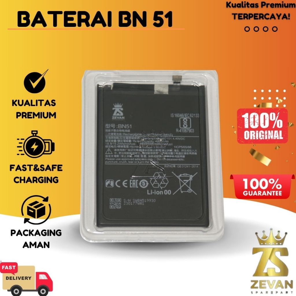 Jual Baterai Xiaomi BN 51 Redmi 8 Redmi 8A Shopee Indonesia