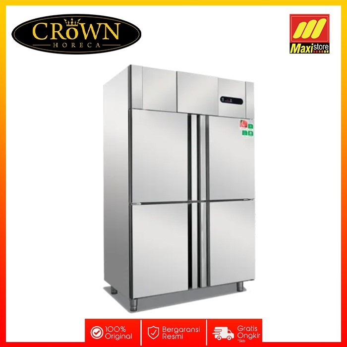 Jual CROWN Horeca Q1000 Upright Kombinasi Chiller Freezer Komersil