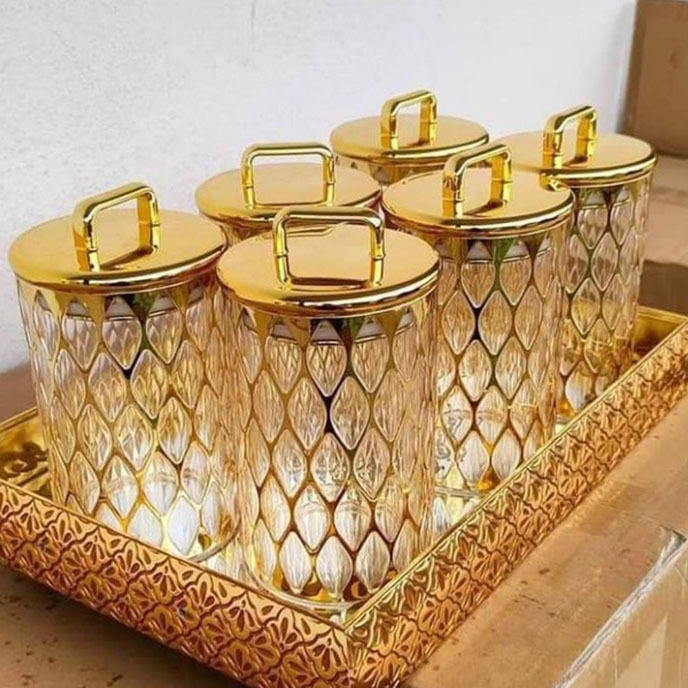 Jual Toples Aklirik Kedap Udara Gold Emas Toples List Gold Mewah