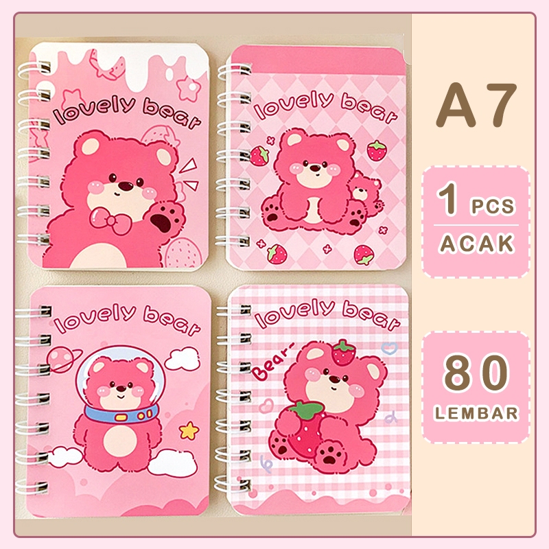 Jual Buku A7 Notebook A7 Aesthetic Ring Notebook Mini A7 Buku Diary