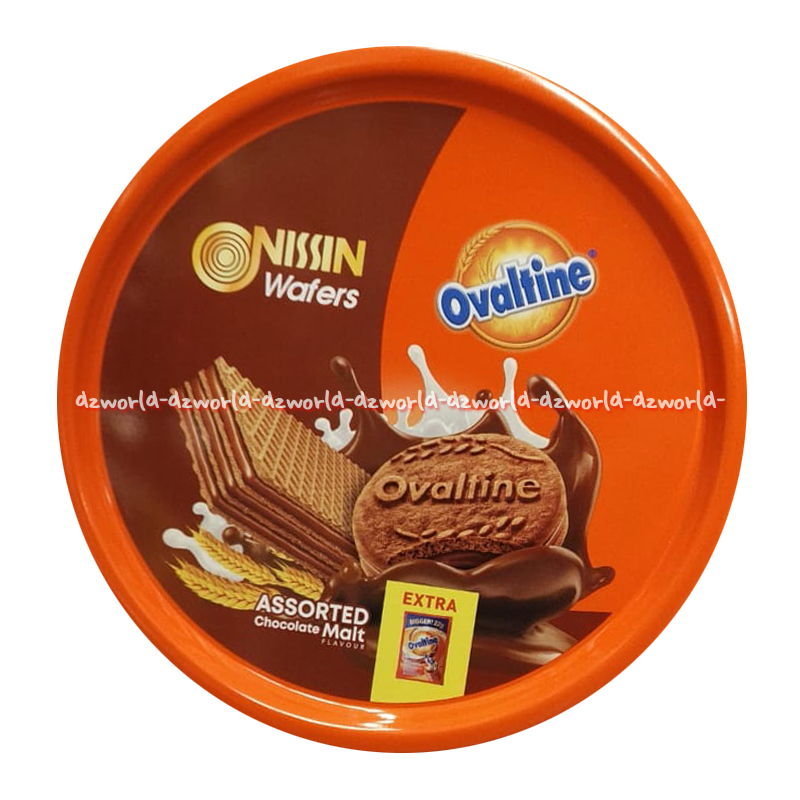 Jual Nissin Wafers Ovaltine Assorted Chocolate Malt Wafer Nisin Coklat