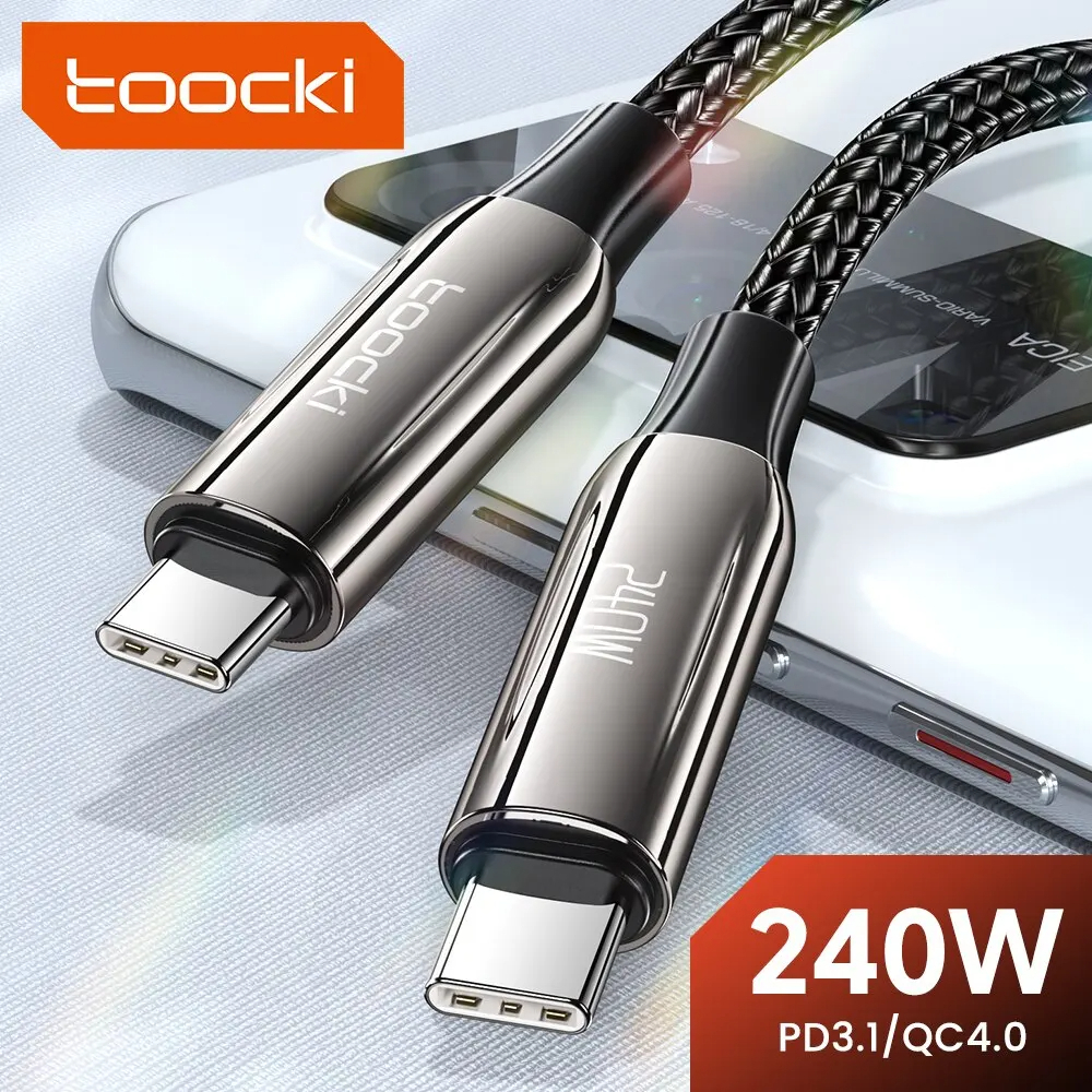 Jual Toocki 240W USB C To Type C Cable PD 3 1 48V 5A Super Fast