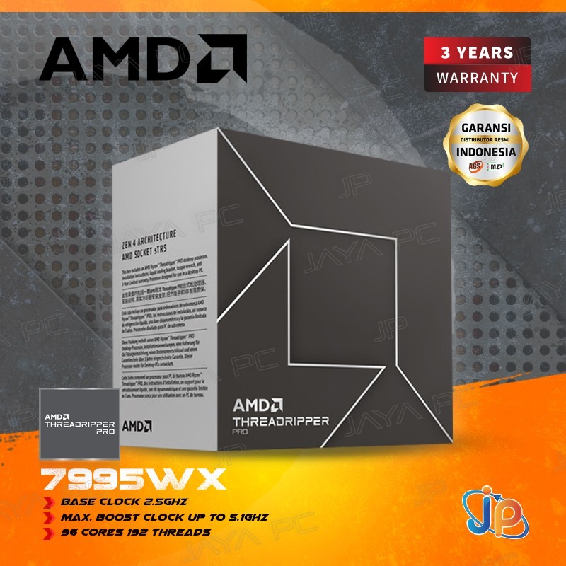 Jual Processor Amd Ryzen Threadripper Pro Wx Ghz Socket