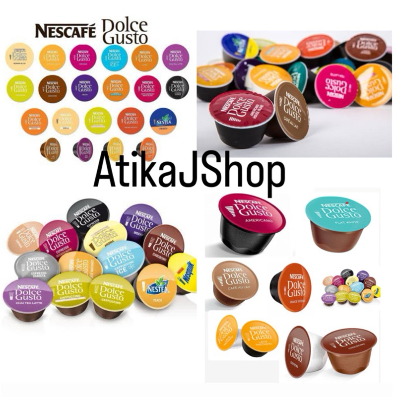 Jual Nescafe Dolce Gusto Ndg Capsule Kapsul Eceran Original Shopee