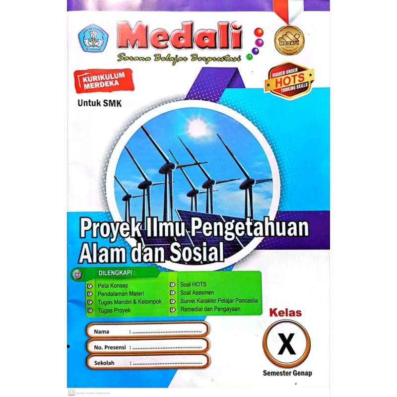 Jual Lks Smk Medali Kelas Proyek Ilmu Pengetahuan Alam Dan Sosial