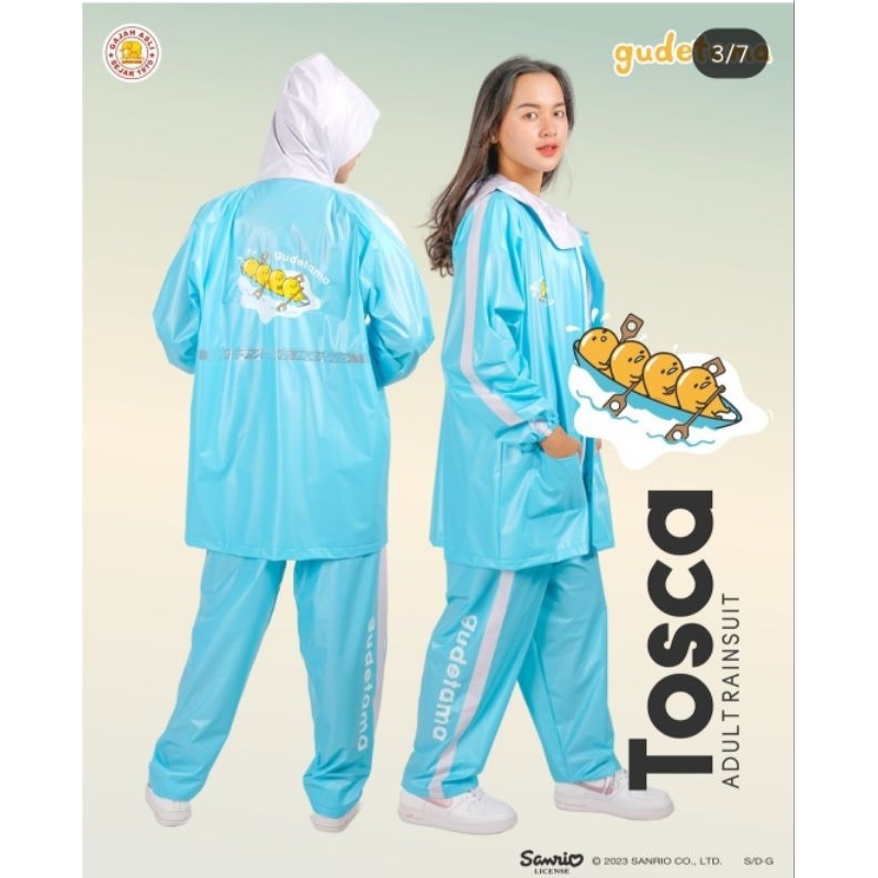 Jual Jas Hujan Setelan Jaket Celana Gudetama Elephantbrand Shopee