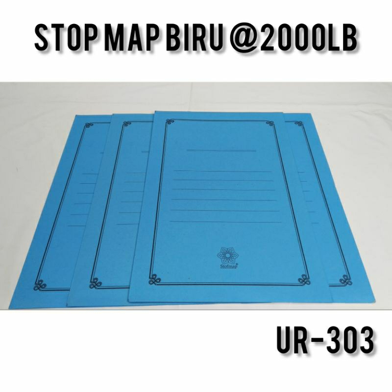 Jual STOPMAP STOFMAP MAP KERTAS WARNA BIRU Shopee Indonesia