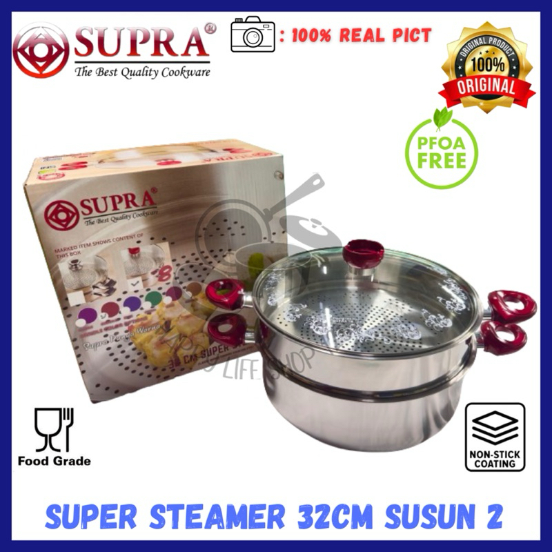 Jual Panci Steamer Supra Cm Susun Panci Kukusan Supra Cm Susun