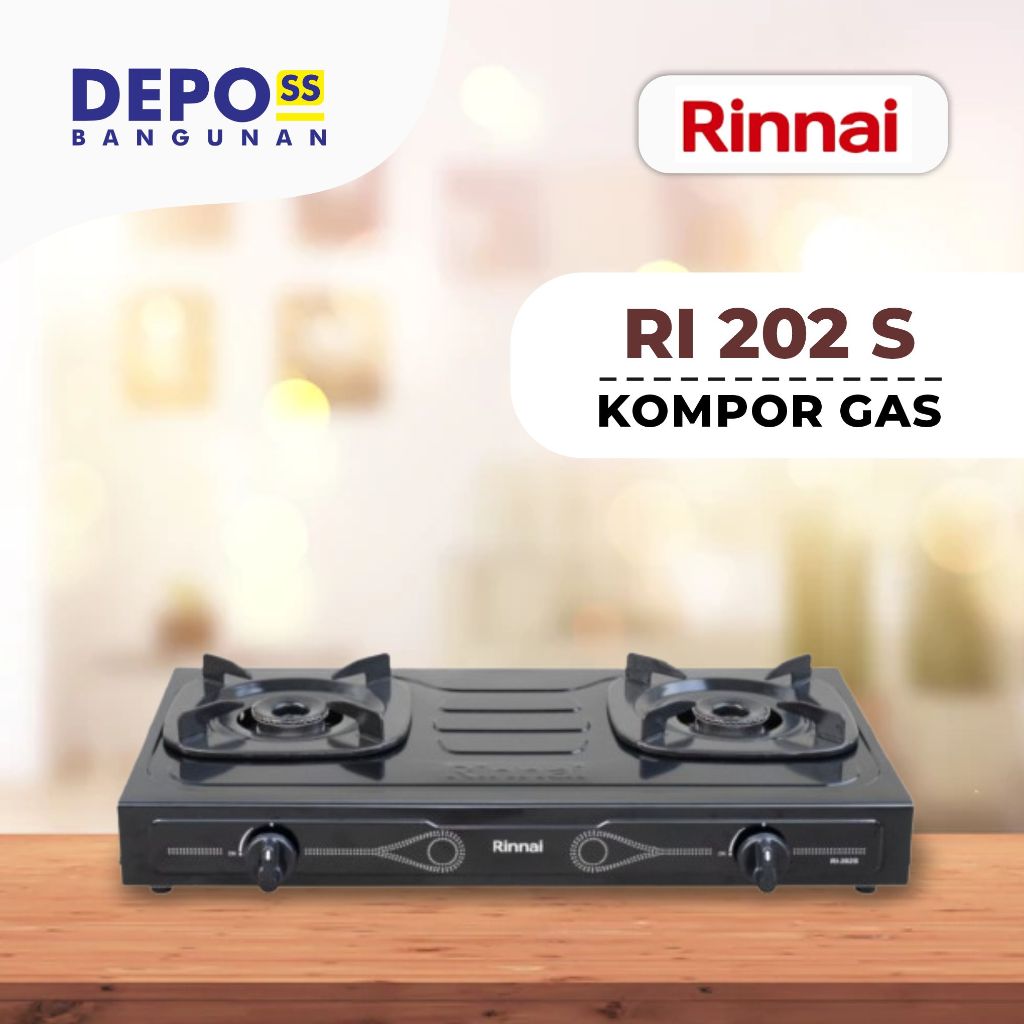 Jual Rinnai Kompor Gas 2 Tungku RI 202 S Kompor Rinnai 2 Tungku RI