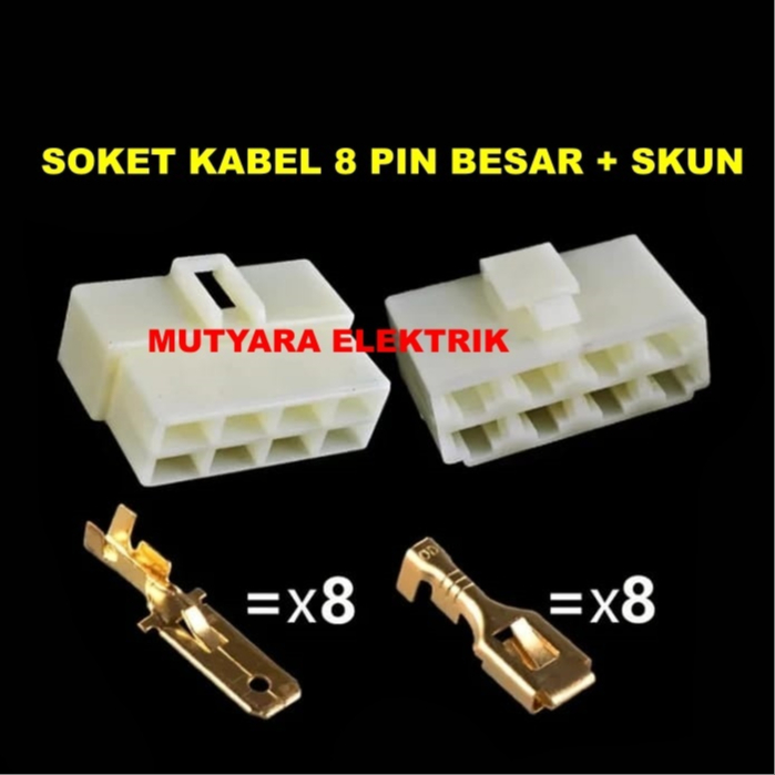 Jual Socket Konektor Pin Besar Soket Kabel Mobil Pin Soket Motor