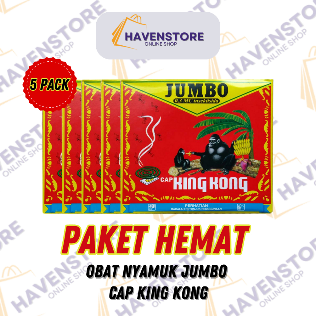 Jual Paket Hemat Pack Obat Nyamuk Bakar Kingkong King Kong Jumbo