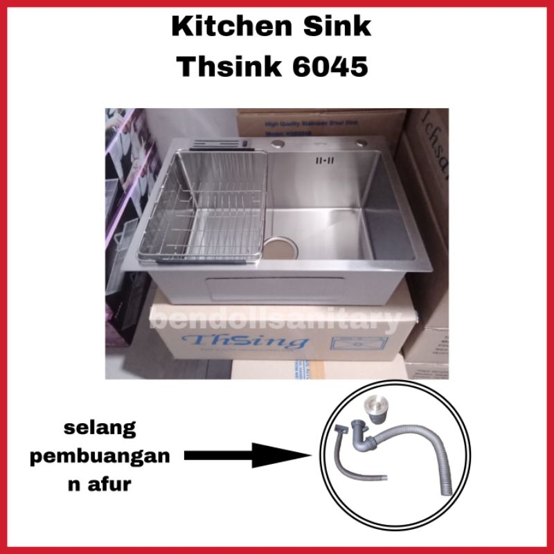 Jual Paket Kitchen Sink Thsink Tempat Pisau Bak Cuci Piring