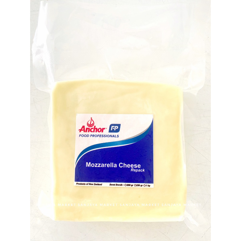 Jual Keju Mozzarella Cheese Anchor Kemasan Vakum Vacuum 250gr Bandung