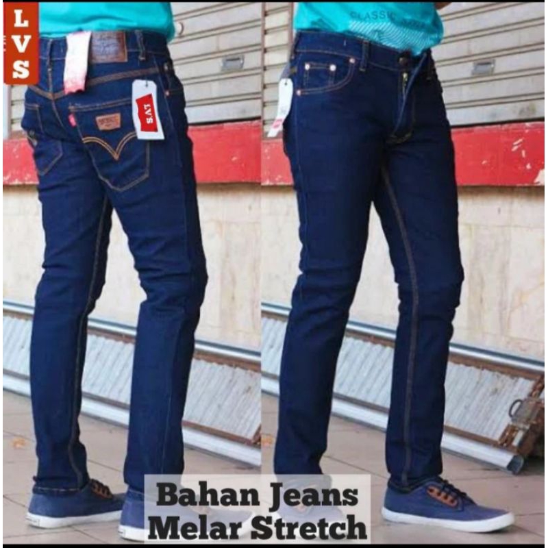 Jual Celana Jeans Pria Panjang Selimfit Sekinny Bahan Denim Harga