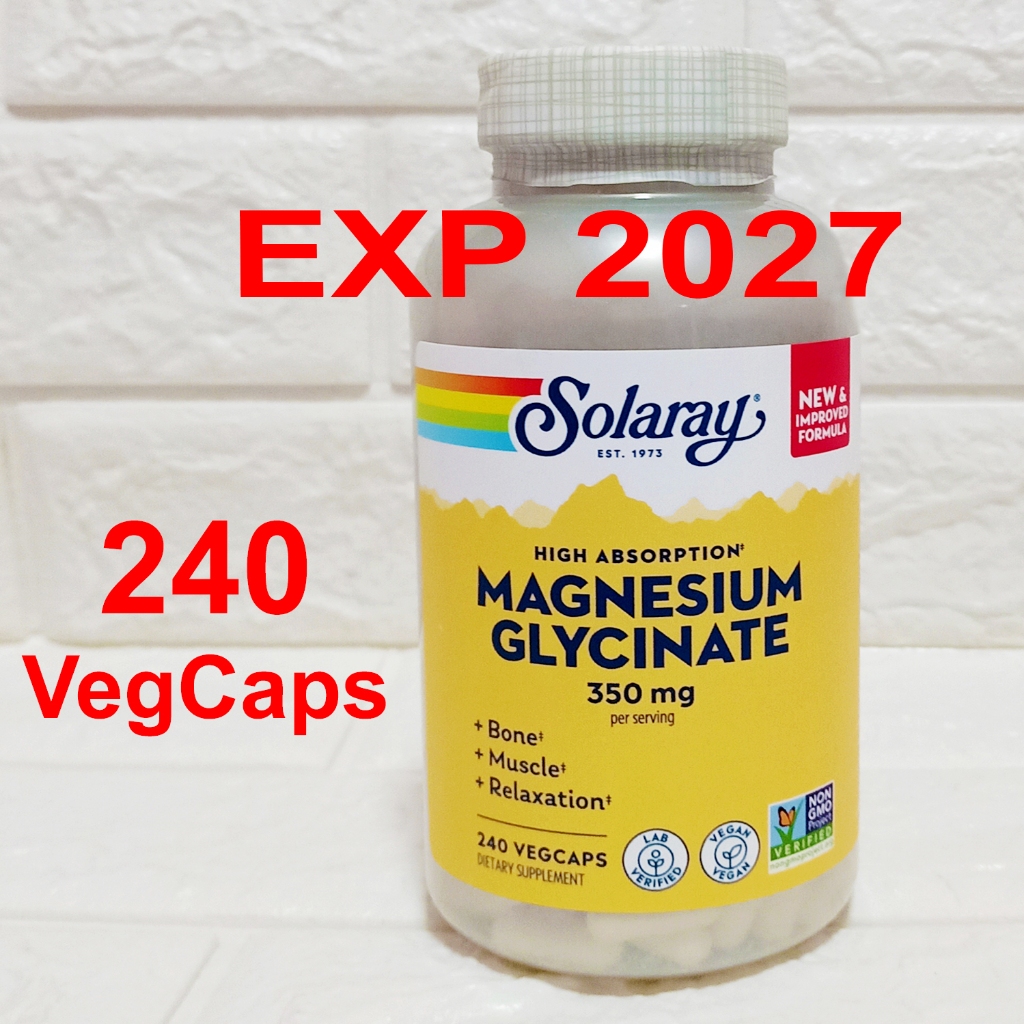 Jual Solaray Magnesium Glycinate Mg Vegcaps High Absorption