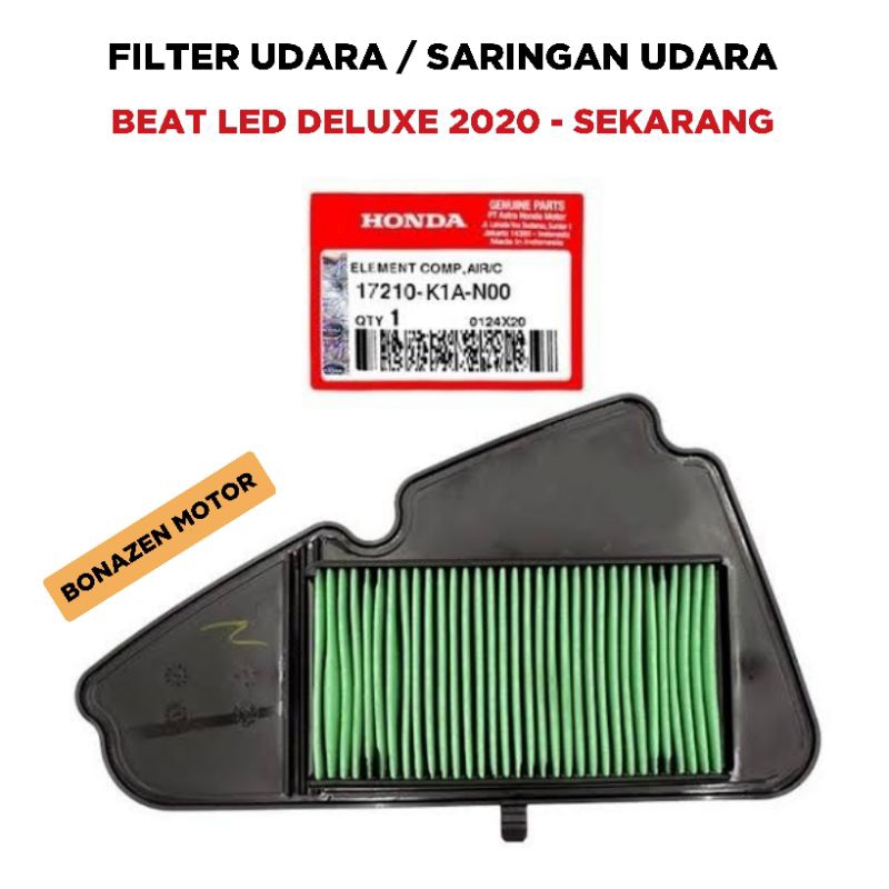 Jual Filter Udara Beat Led Deluxe Original Honda