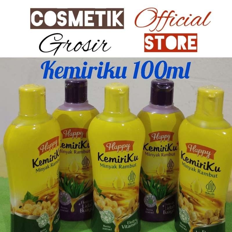 Jual Happy Kemiriku 100ml Original Minyak Rambut Penyubur Shopee