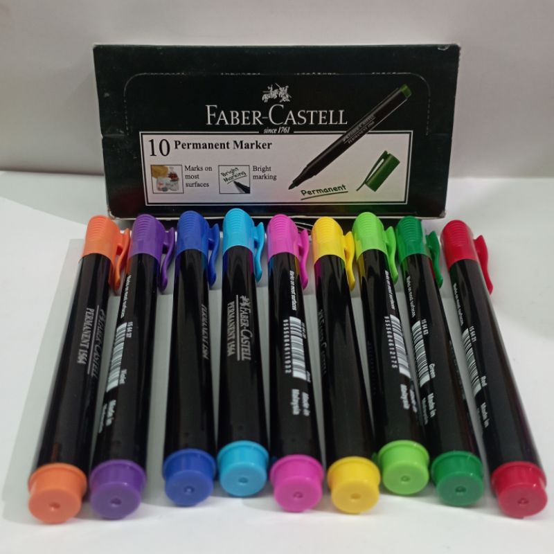 Jual Spidol Faber Castell Permanen Marker Warna Pcs Shopee Indonesia