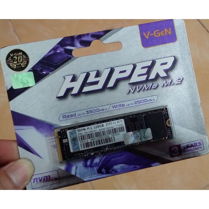 Jual SSD V GEN M 2 NVME HYPER 128GB Shopee Indonesia