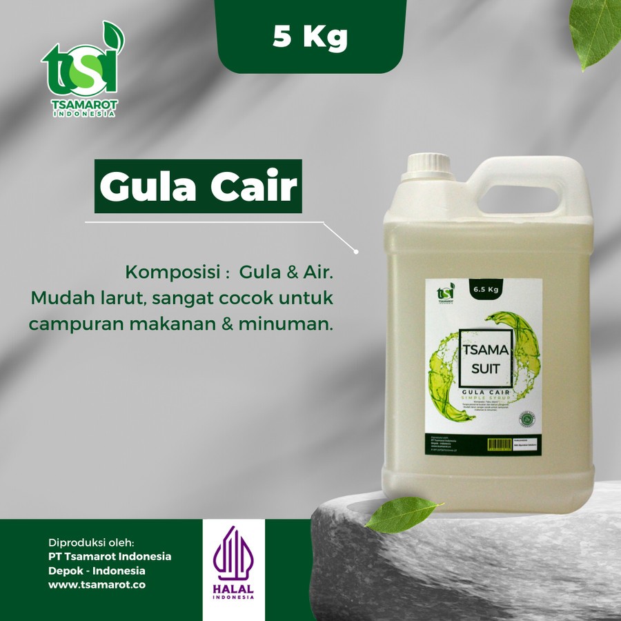 Jual Tsama Suit Gula Cair Simple Syrup Gula Murni Kg Shopee